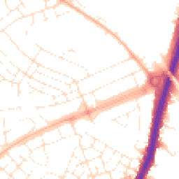 Daytime road noise heatmap for BS34 5PG