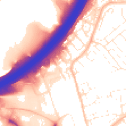 Daytime road noise heatmap for BS34 5RJ