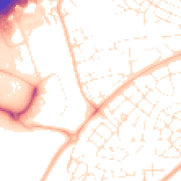 Daytime road noise heatmap for BS34 5SB