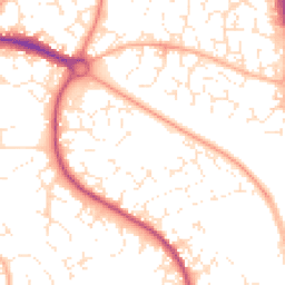 Daytime road noise heatmap for BS34 6BA