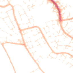 Daytime road noise heatmap for BS34 6ES