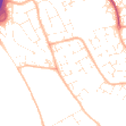 Daytime road noise heatmap for BS34 6HB