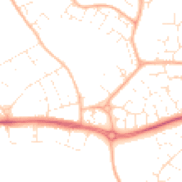 Daytime road noise heatmap for BS34 6HZ