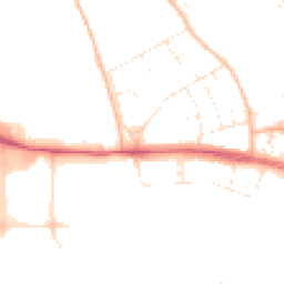 Daytime road noise heatmap for BS34 6JJ