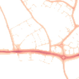 Daytime road noise heatmap for BS34 6LD