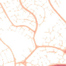 Daytime road noise heatmap for BS34 6RE