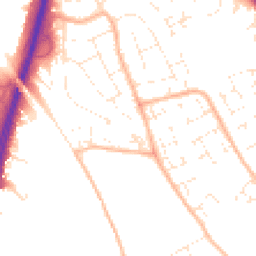 Daytime road noise heatmap for BS34 6SD