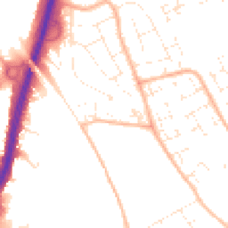 Daytime road noise heatmap for BS34 6SE