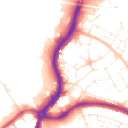 Daytime road noise heatmap for BS34 7AD