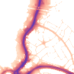 Daytime road noise heatmap for BS34 7AF