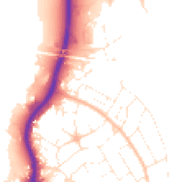 Daytime road noise heatmap for BS34 7AX
