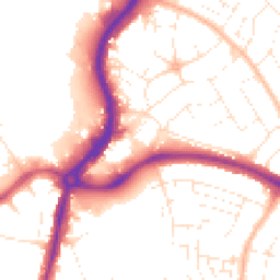 Daytime road noise heatmap for BS34 7BP