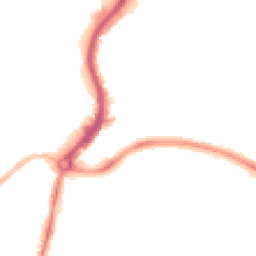 Night-time road noise heatmap for BS34 7BP