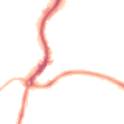 Night-time road noise heatmap for BS34 7BS