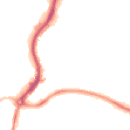 Night-time road noise heatmap for BS34 7DA