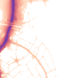 Daytime road noise heatmap for BS34 7DH