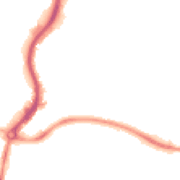 Night-time road noise heatmap for BS34 7EG