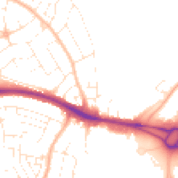 Daytime road noise heatmap for BS34 7HY