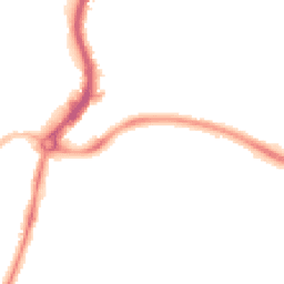 Night-time road noise heatmap for BS34 7LS
