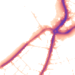 Daytime road noise heatmap for BS34 7QT