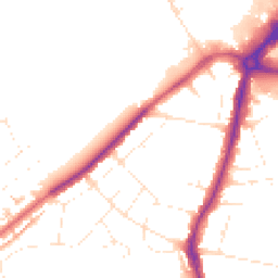Daytime road noise heatmap for BS34 7RH