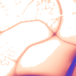 Daytime road noise heatmap for BS34 8DE