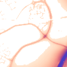 Daytime road noise heatmap for BS34 8DG
