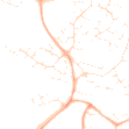 Daytime road noise heatmap for BS34 8LW