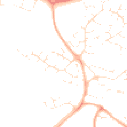 Daytime road noise heatmap for BS34 8NJ