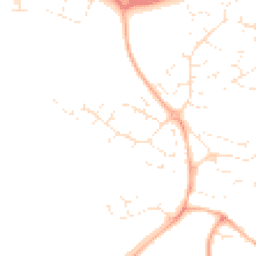 Daytime road noise heatmap for BS34 8NL