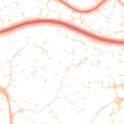 Daytime road noise heatmap for BS34 8PJ