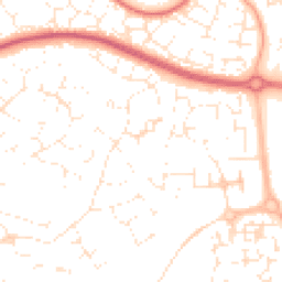 Daytime road noise heatmap for BS34 8PL