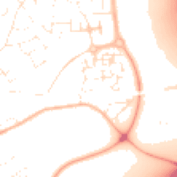Daytime road noise heatmap for BS34 8RT