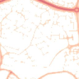 Daytime road noise heatmap for BS34 8RZ
