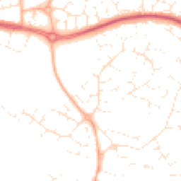 Daytime road noise heatmap for BS34 8UG