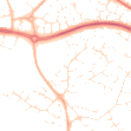 Daytime road noise heatmap for BS34 8UN