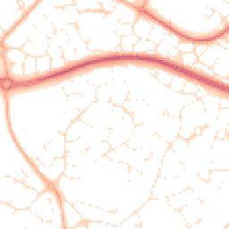 Daytime road noise heatmap for BS34 8XA