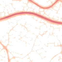 Daytime road noise heatmap for BS34 8XG