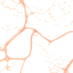 Daytime road noise heatmap for BS34 8XT