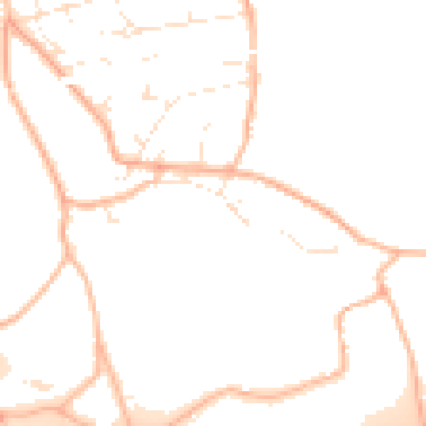 Daytime road noise heatmap for BS36 1AE
