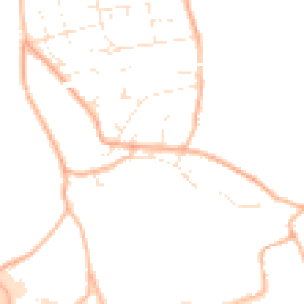 Daytime road noise heatmap for BS36 1BZ