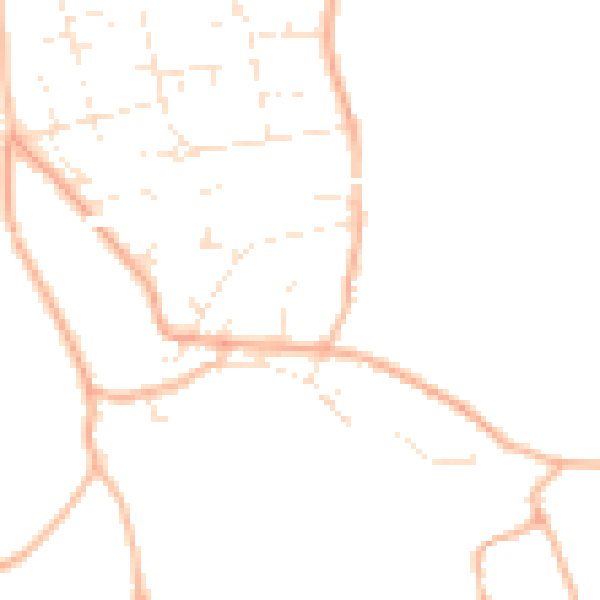 Daytime road noise heatmap for BS36 1DB