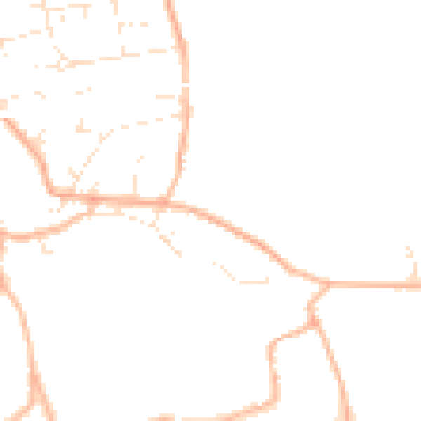 Daytime road noise heatmap for BS36 1DF