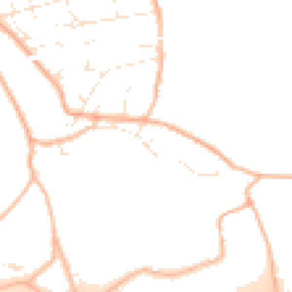 Daytime road noise heatmap for BS36 1DQ