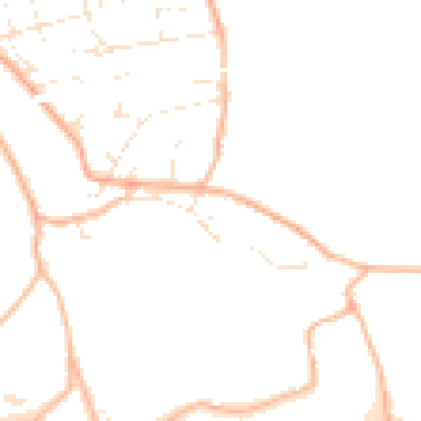 Daytime road noise heatmap for BS36 1DS