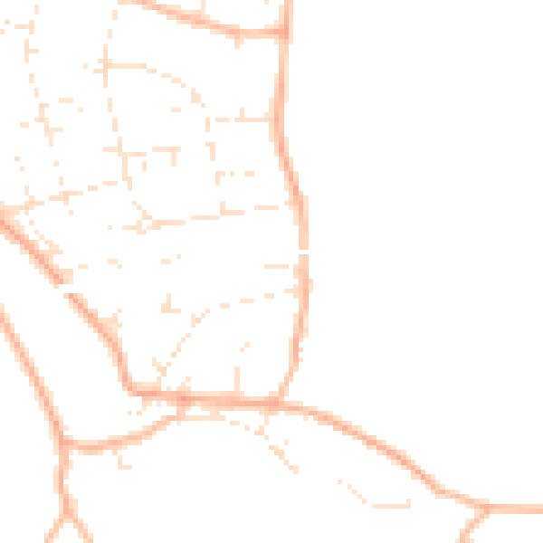 Daytime road noise heatmap for BS36 1ES