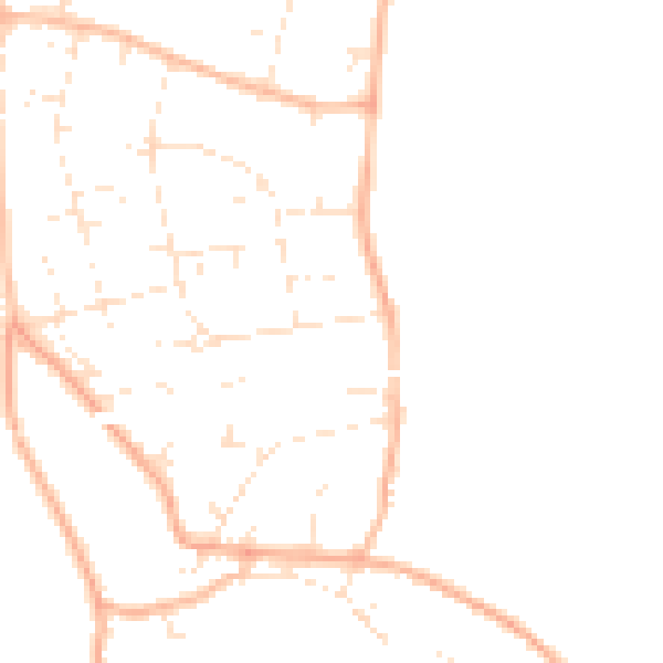 Daytime road noise heatmap for BS36 1HU