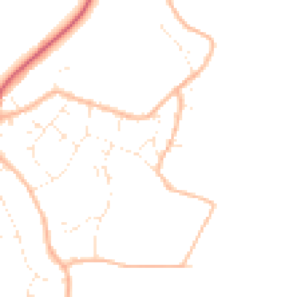 Daytime road noise heatmap for BS36 1QE