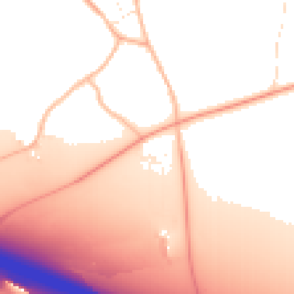 Daytime road noise heatmap for BS36 2UP