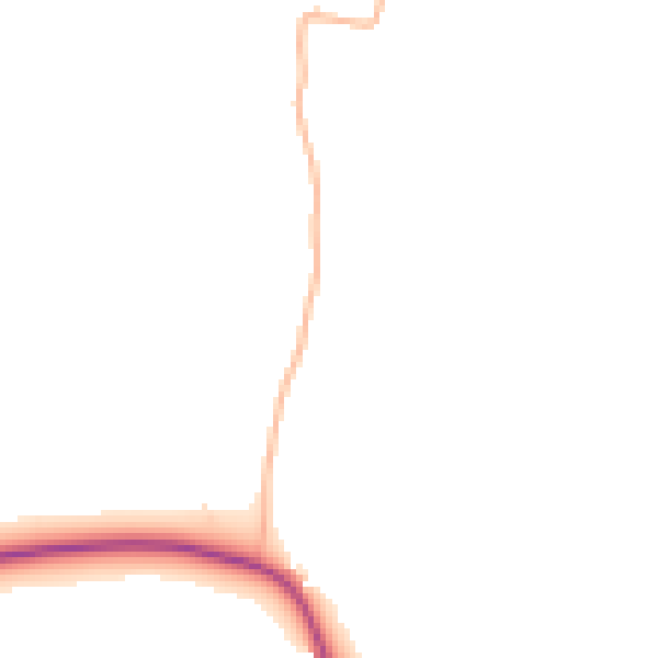 Daytime road noise heatmap for BS40 5AA